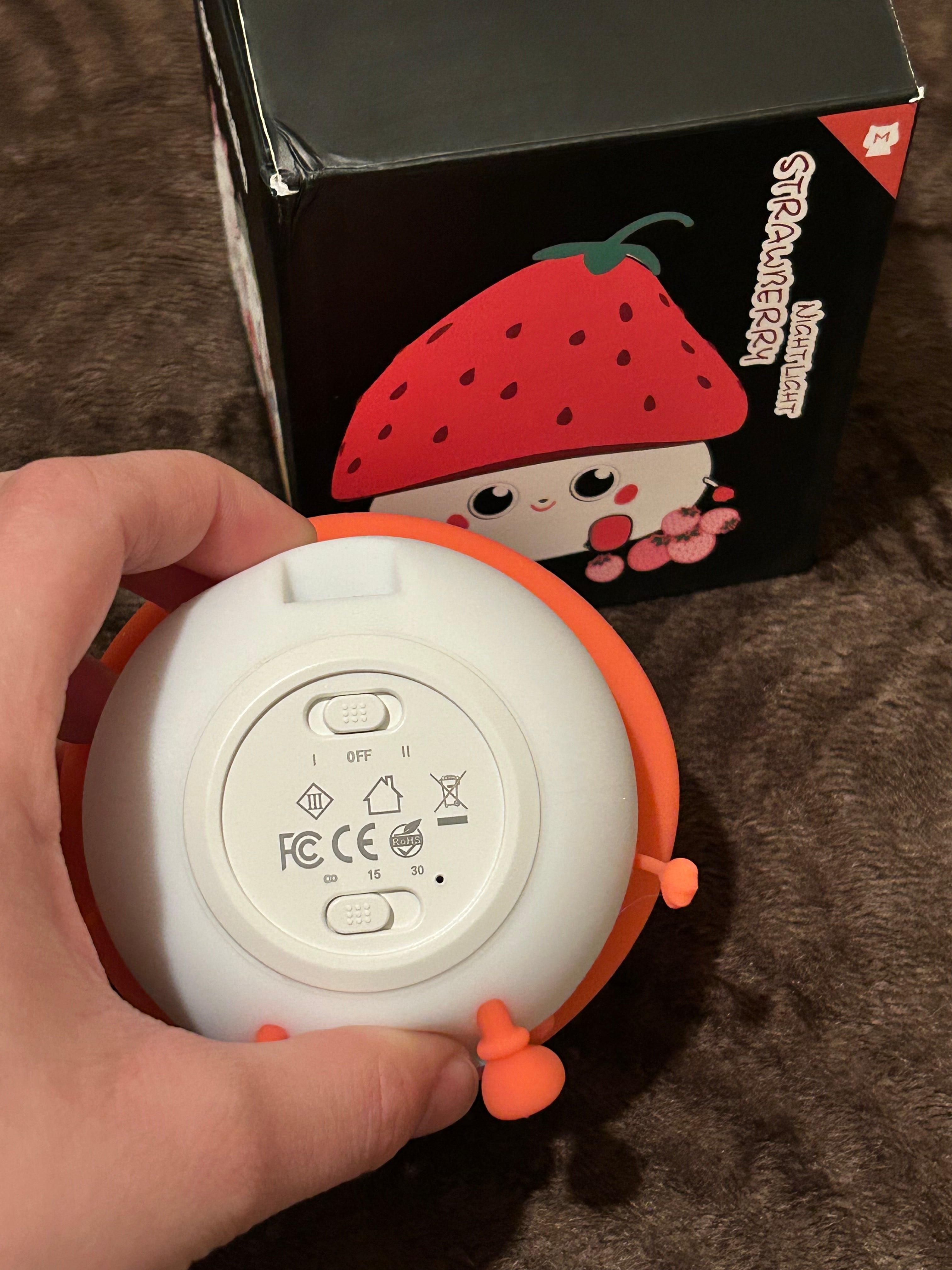 Veilleuse petite fraise