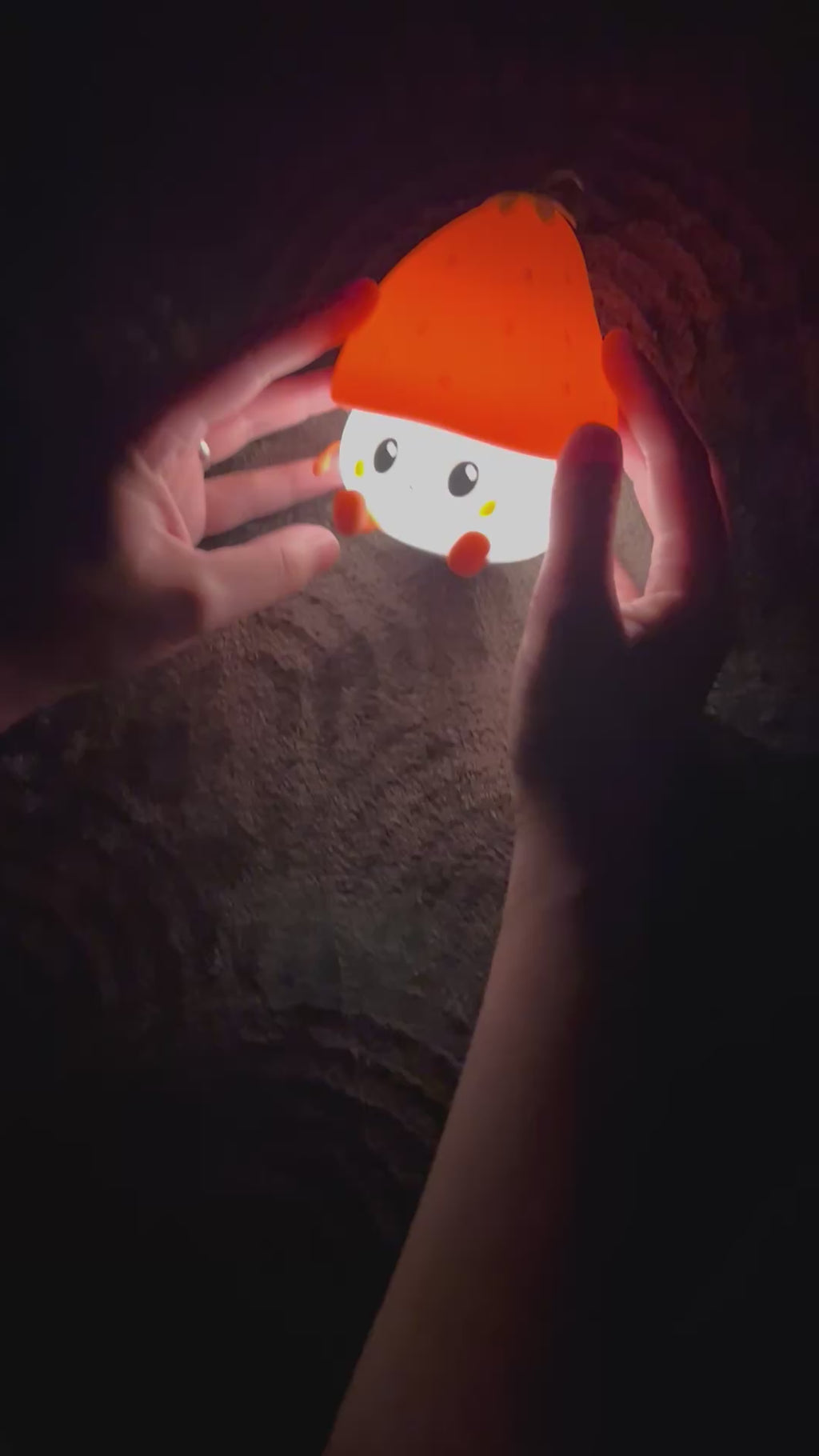 Veilleuse petite fraise